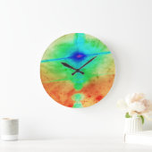 Exploding Star Wall Clock Große Wanduhr (Zuhause)