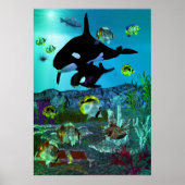 Exploration 3D Aquarium ORCA Poster (Vorne)