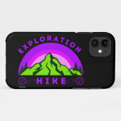 EXPLORATION WANDERN Bergsteiger Geschenk Case-Mate iPhone Hülle (Rückseite (Horizontal))