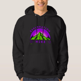 EXPLORATION WANDERN Bergsteiger Geschenk Hoodie