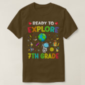 Explore 7th Grade Back To School Astronaut Space E T-Shirt (Design vorne)