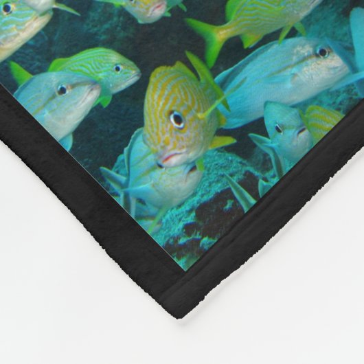 EXPLORE-ABENTEUER FotoCollage Fotografie Fleecedecke (Ecke)