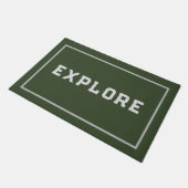 EXPLORE FUßMATTE (Schrägansicht)