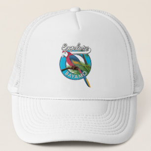 Explore Hawaii Retro Logo Trucker Mütze