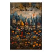 Explore, Imagine, Create Póster Motivador Infantil Poster (Vorderseite)