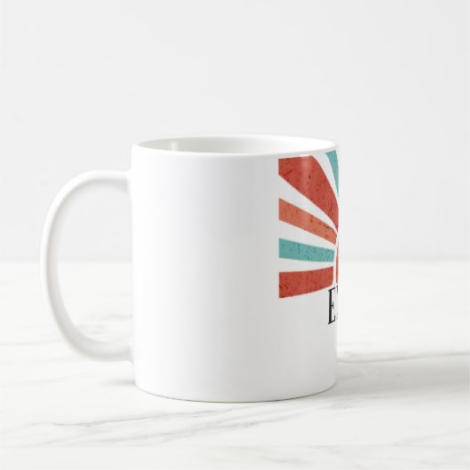 Explore More -Gradient retro sunset  Kaffeetasse (Links)