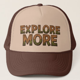 Explore More Outdoors | Woodsy Hiking Adventure  Truckerkappe