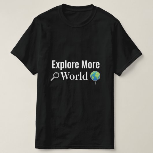 Explore More World Adventure Travel Design - Vinta T-Shirt (Design vorne)
