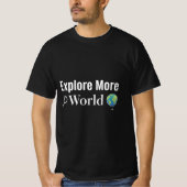 Explore More World Adventure Travel Design - Vinta T-Shirt (Vorderseite)
