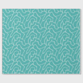 Explore Seamless Turquoise Patterns  Geschenkpapier (Flach)