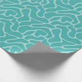 Explore Seamless Turquoise Patterns  Geschenkpapier (Ecke)