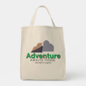 Explore The Adventure Tote Bag Tragetasche (Rückseite)