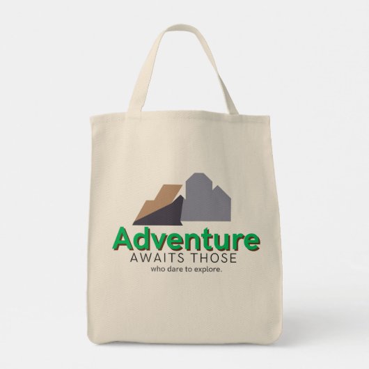 Explore The Adventure Tote Bag Tragetasche (Rückseite)