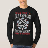 Explore The Unknown Satanic Witchcraft Baphomet Go T-Shirt (Vorderseite)