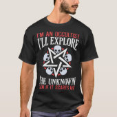 Explore The Unknown Satanic Witchcraft Baphomet Go T-Shirt (Vorderseite)
