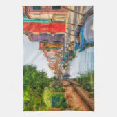 Explore the Vibrant Charm of Burano Geschirrtuch (Vertikal)