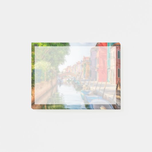 Explore the Vibrant Charm of Burano Post-it Klebezettel (Vorderseite)