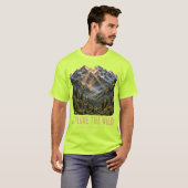 Explore the Wild Mountain T-Shirt – 3D Abenteuer W (Vorne ganz)