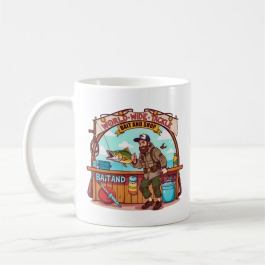 Explore the World of Fishing Kaffeetasse (Links)