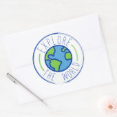explore the world travel sticker (Umschlag)