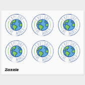 explore the world travel sticker (Blatt)
