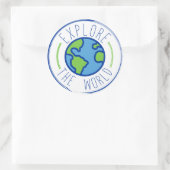explore the world travel sticker (Tasche)