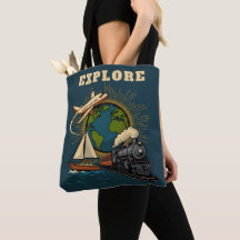 Explore the World Vintage Design