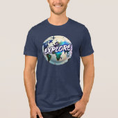 Explore Theme T-Shirt Tri-Blend Shirt (Vorderseite)