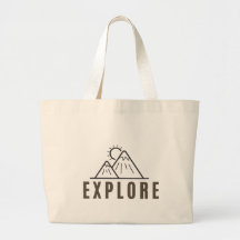 EXPLORE Vacation Travel Weekend Tote Bag