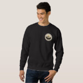 Explore Wander entdecken Front Brust Rückseite Dru Sweatshirt (Vorne ganz)