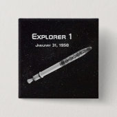 Explorer 1 Satellit Button (Vorderseite)