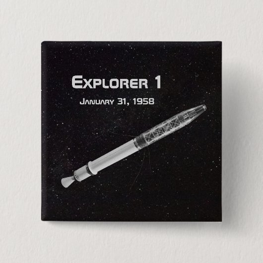 Explorer 1 Satellit Button (Vorderseite)