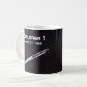 Explorer 1 Satellit Kaffeetasse (Vorderseite Links)