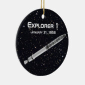 Explorer 1 Satellit Keramik Ornament (Rechts)