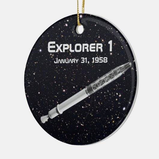 Explorer 1 Satellit Keramik Ornament (Links)