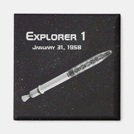 Explorer 1 Satellit Magnet