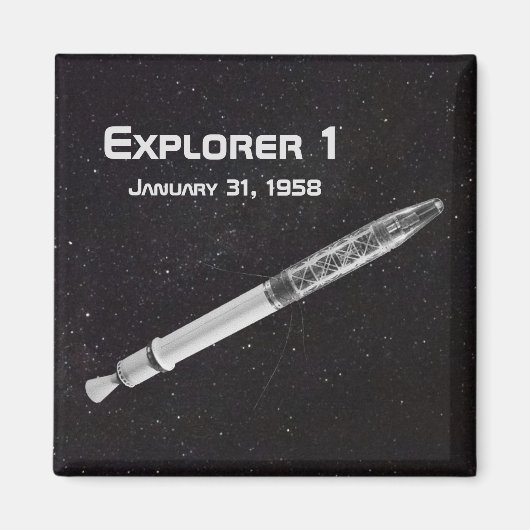 Explorer 1 Satellit Magnet (Vorne)