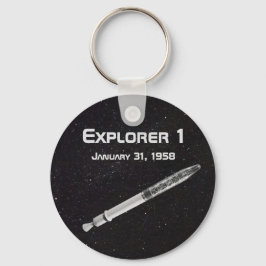 Explorer 1 Satellit Schlüsselanhänger