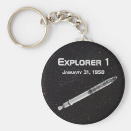 Explorer 1 Satellit Schlüsselanhänger