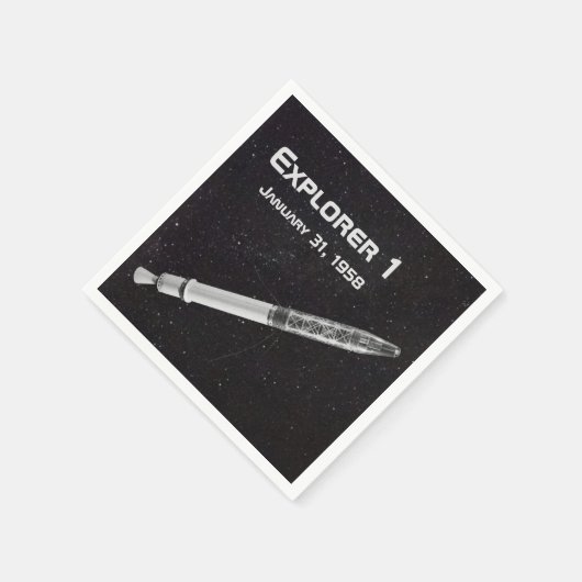 Explorer 1 Satellit Serviette (Ecke)