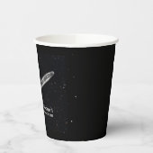 Explorer 1 Satellite Starry Sky Pappbecher (Links)