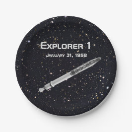 Explorer 1 Satellite Starry Sky Pappteller