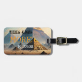 Explorer Ägyptische Archäologie Wanderlust Gepäckanhänger (Vorderseite horizontal)