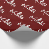 Explorer-Design - glänzendes Wrapping Paper Geschenkpapier (Ecke)