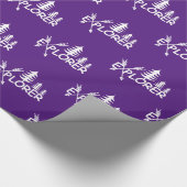 Explorer-Design - glänzendes Wrapping Paper Geschenkpapier (Ecke)