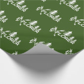 Explorer-Design - glänzendes Wrapping Paper Geschenkpapier (Ecke)