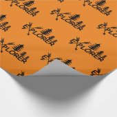 Explorer-Design - glänzendes Wrapping Paper Geschenkpapier (Ecke)