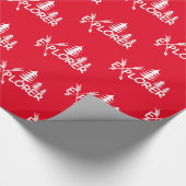Explorer-Design - glänzendes Wrapping Paper Geschenkpapier (Ecke)