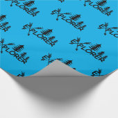 Explorer-Design - glänzendes Wrapping Paper Geschenkpapier (Ecke)