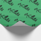 Explorer-Design - glänzendes Wrapping Paper Geschenkpapier (Ecke)